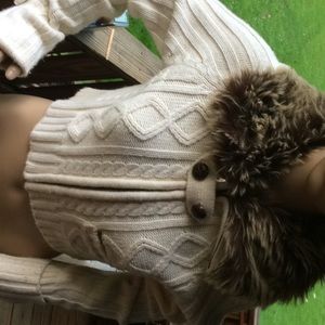 Knitted crop sweater